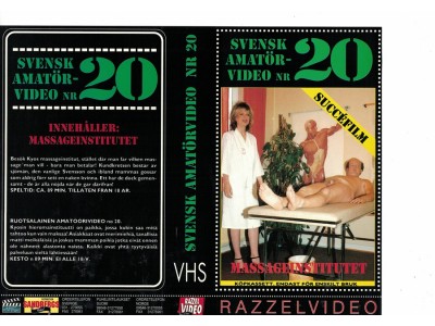 Sv. Amatörvideo  Nr  20  Instick  VHS